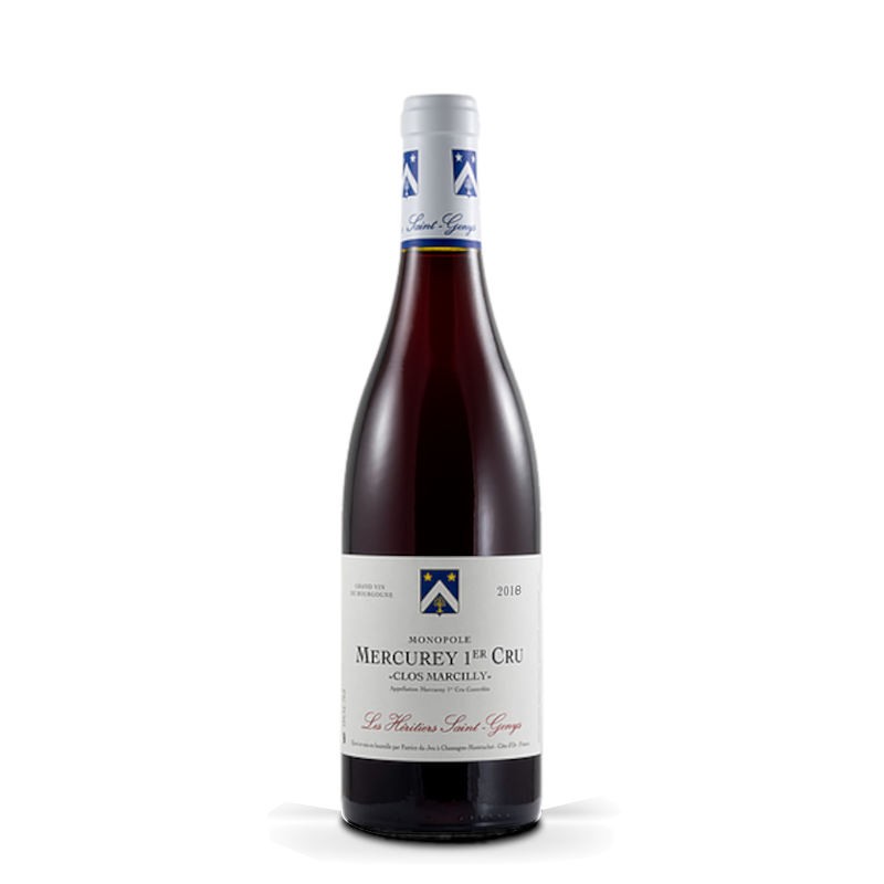 Heritiers Saint-Genys Mercurey 1er cru Clos Marcilly 2018 Heritiers Saint-Genys Mercurey 1er cru Clos Marcilly 2018