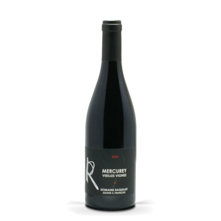 Deuxième bouteille du coffret : Mercurey Vieilles Vignes du domaine Raquillet